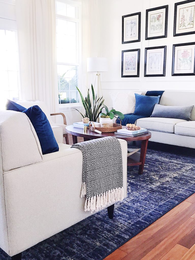 Simple fall decorating ideas for the living room